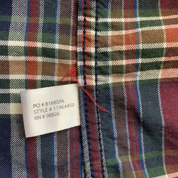 NEW US Polo Assn Plaid Button Down Shirt Long Sleeve Cotton Blend Pocket Thick M - Picture 9 of 12